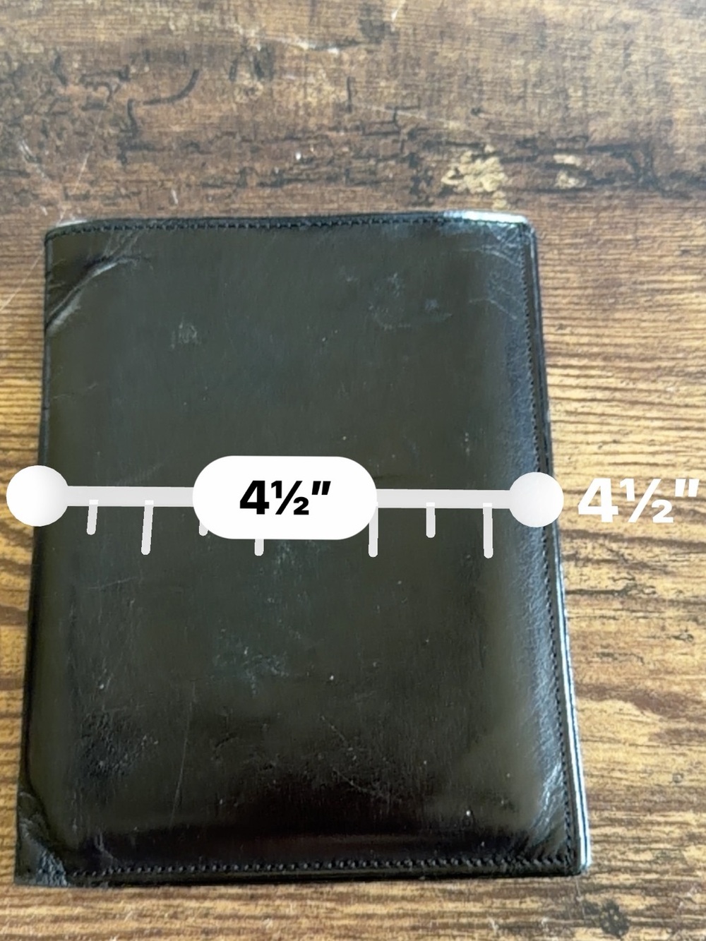 Coach Black Leather Travel Card & Passport Organizer - Picture 5 of 6